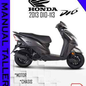 MANUAL TALLER (2013) HONDA DIO 113